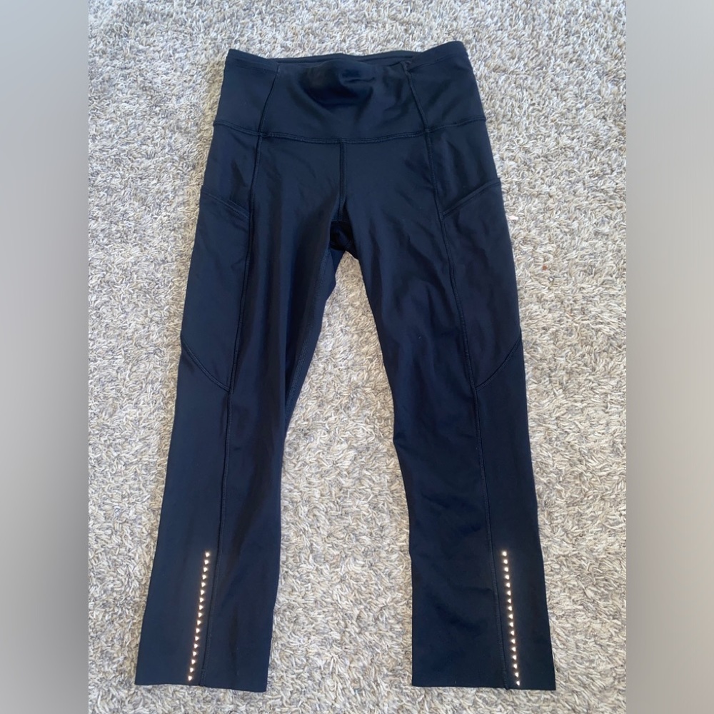 Lululemon Fast and Free High-rise crop 21’ leggings Size 4